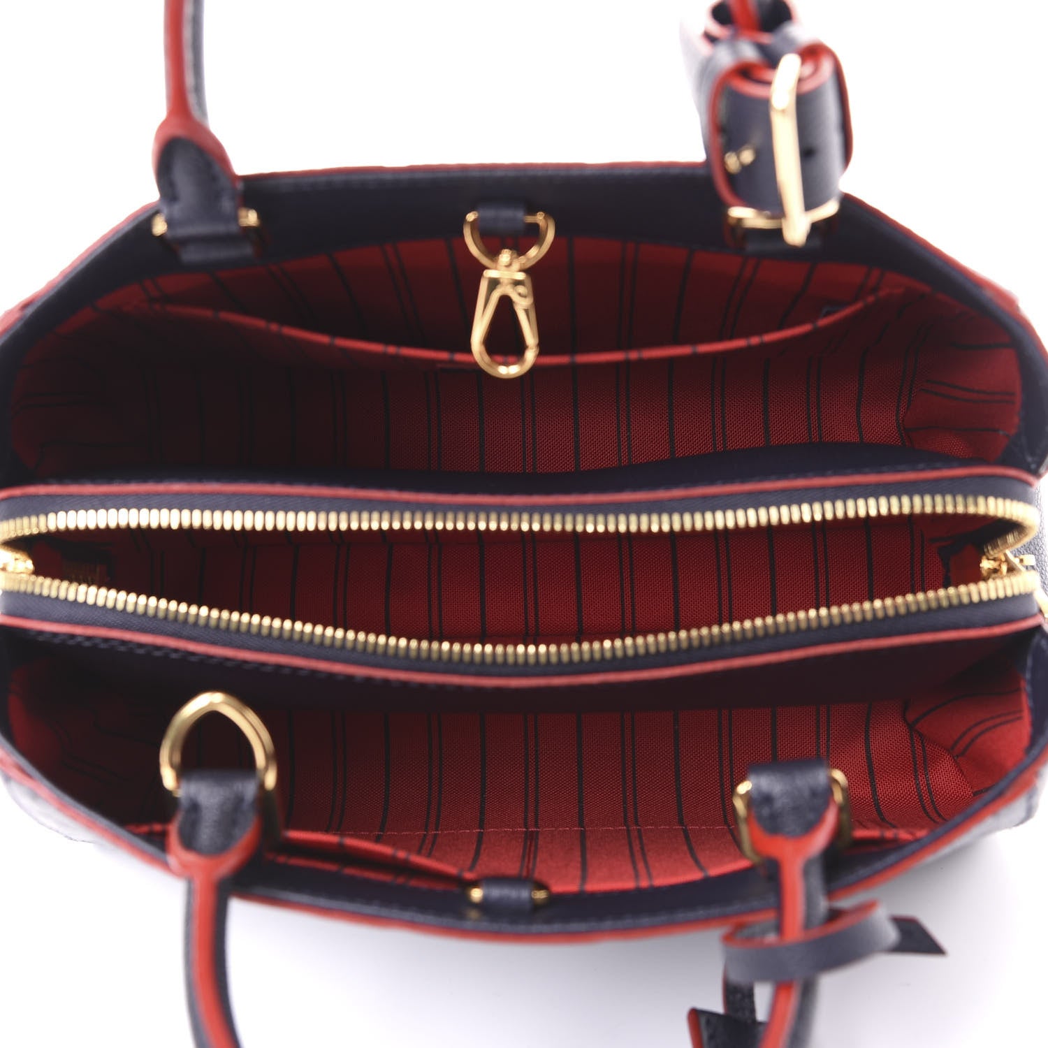 Louis Vuitton Empreinte Montaigne BB Marine Rouge 4 of 10