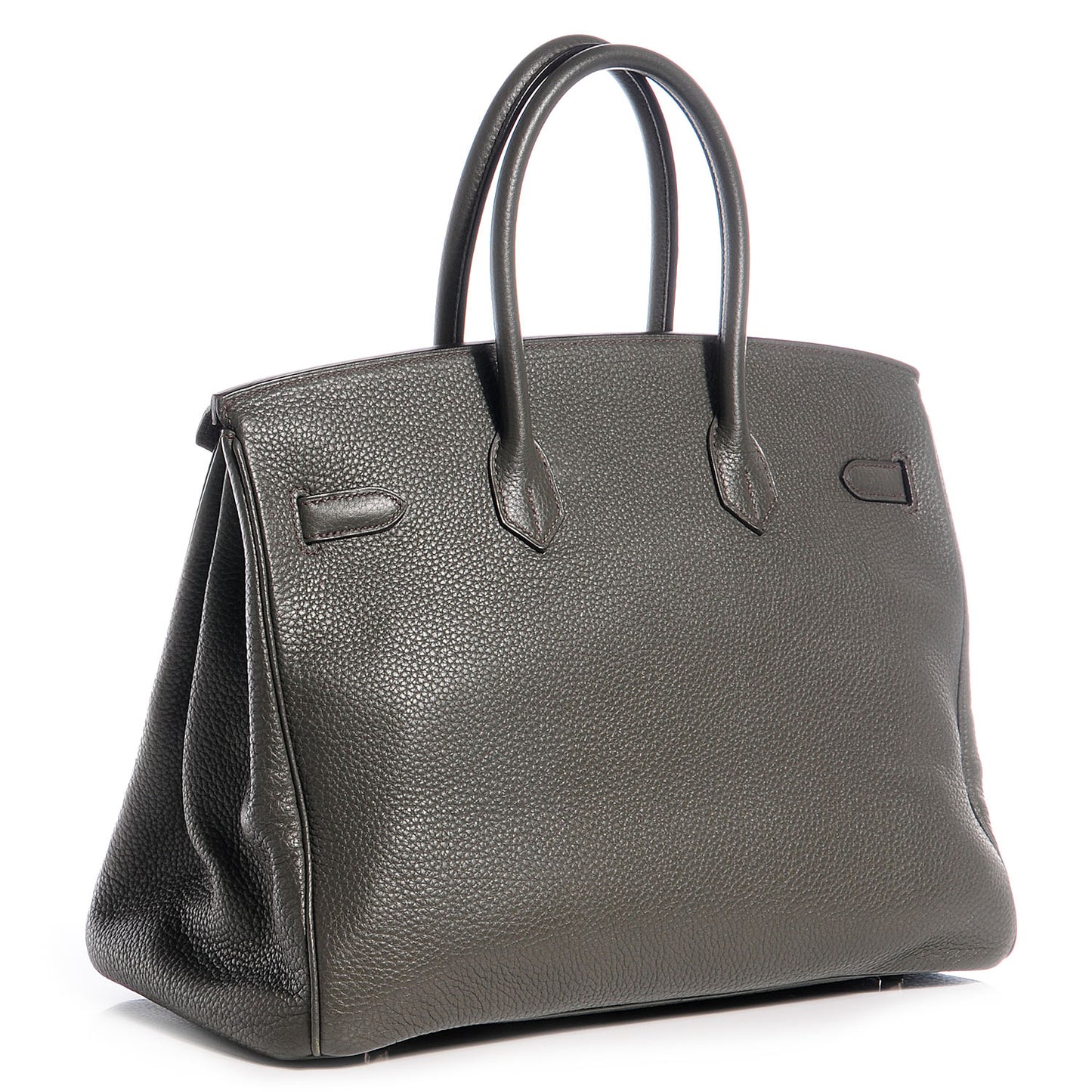 Taurillon Clemence Birkin 35 Vert de Gris