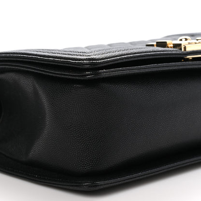 Chanel Caviar Quilted Medium Boy Flap Black 9 of 10