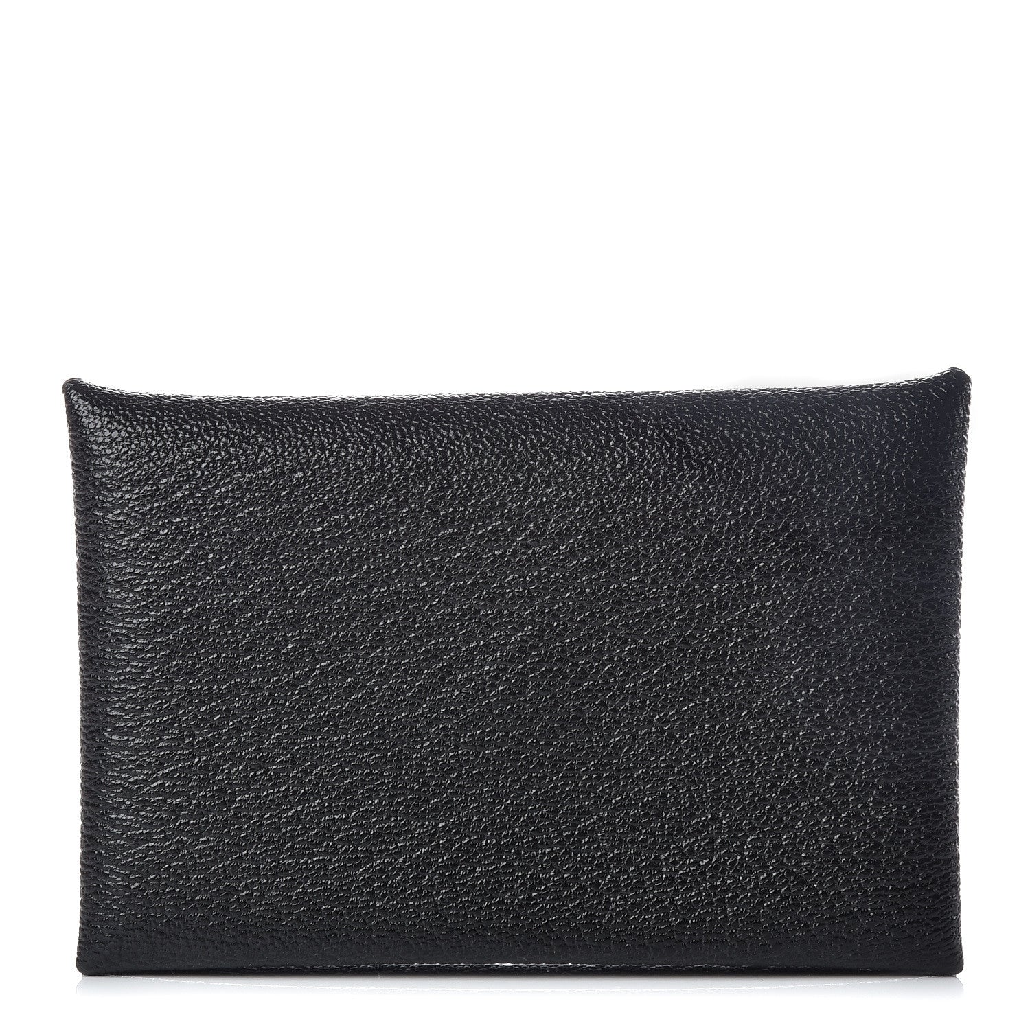 Hermes Chevre Mysore Calvi Card Case Black 1 of 8