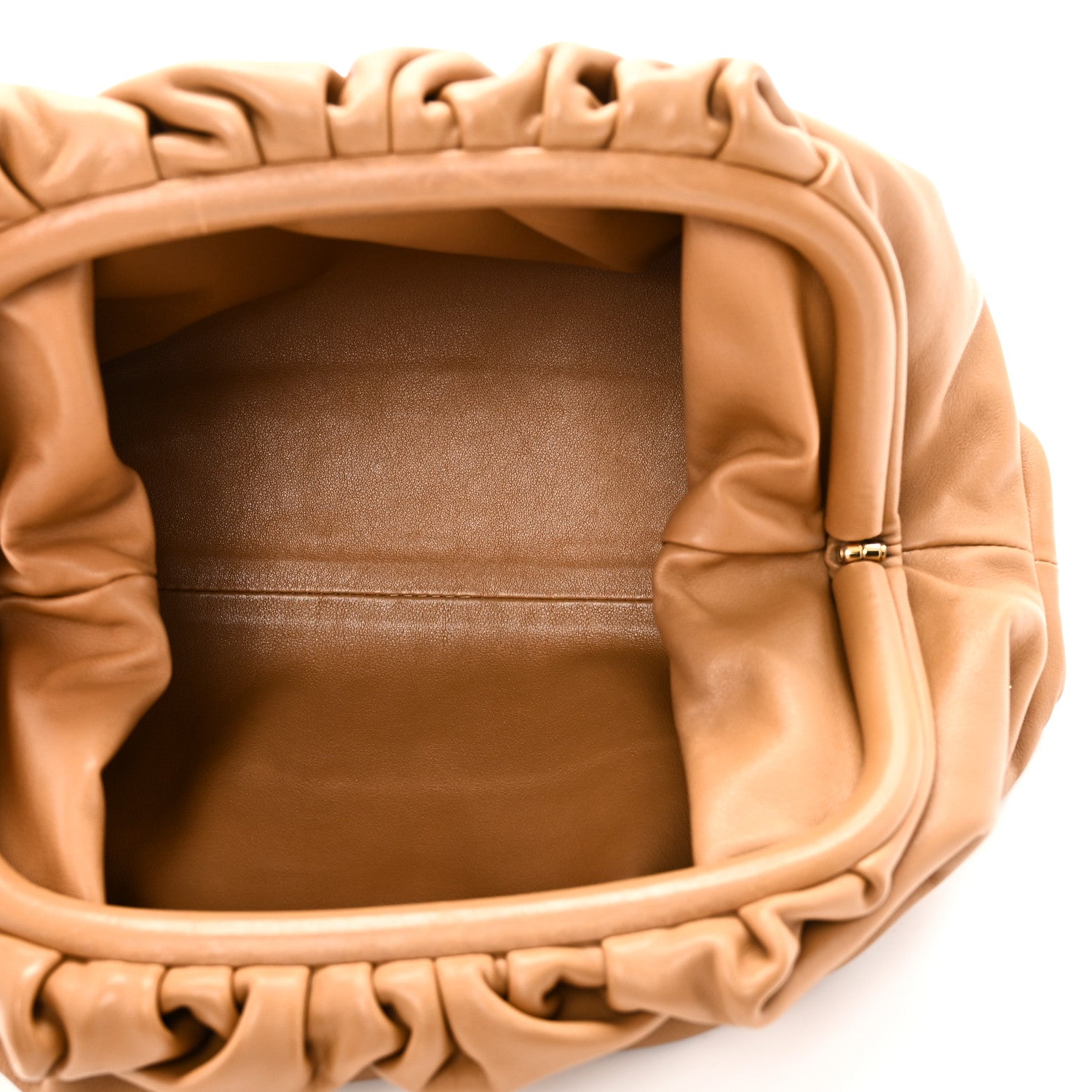 Bottega Veneta Calfskin Teen Pouch Caramel 5 of 10