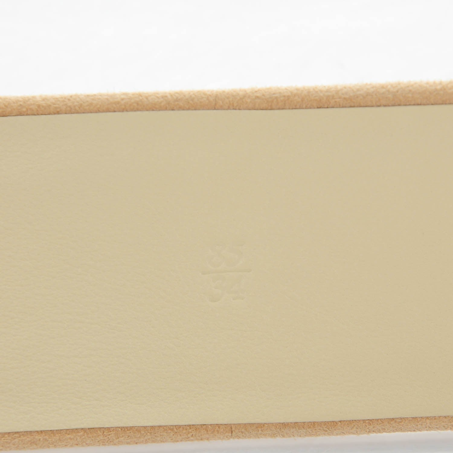 Chanel Suede CC Belt 85 34 Beige Clair 6 of 9