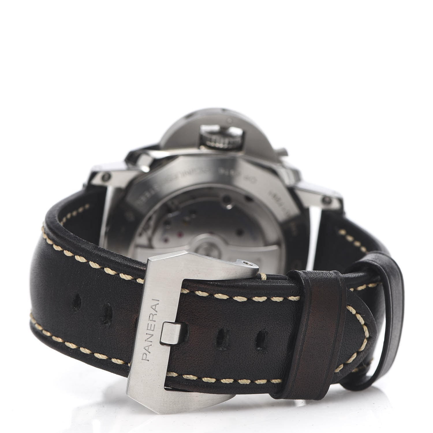 Panerai Stainless Steel Calfskin 44mm Luminor Marina 1950 Automatic Watch Black PAM00359 4 of 9