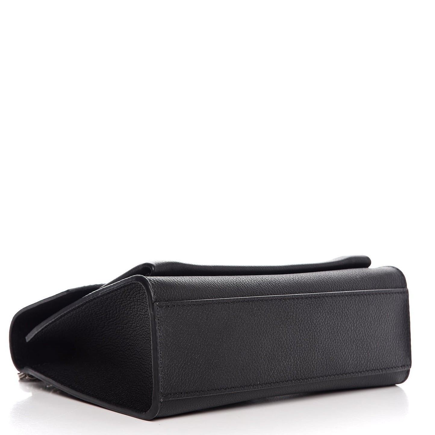 Soft Calfskin My Lockme Chain Bag BB Black