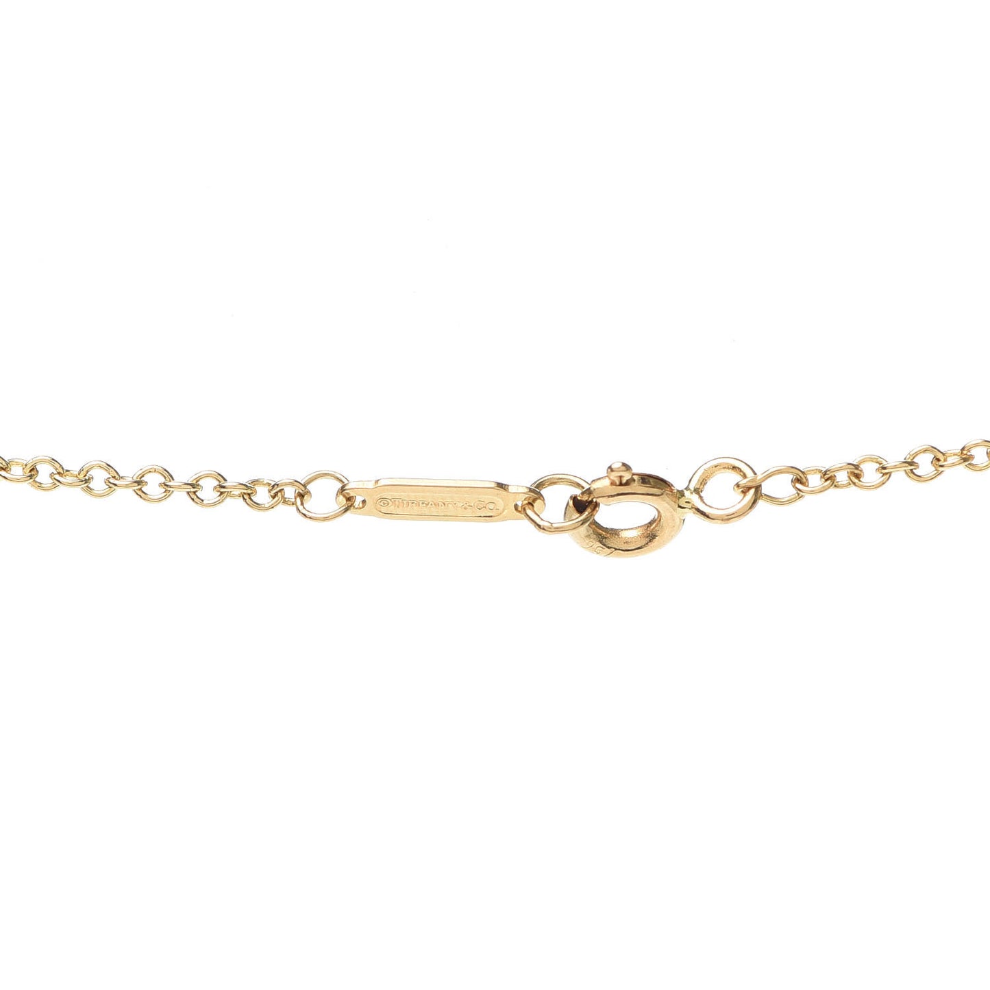 18K Yellow Gold 1837 Interlocking Circles Lariat Necklace