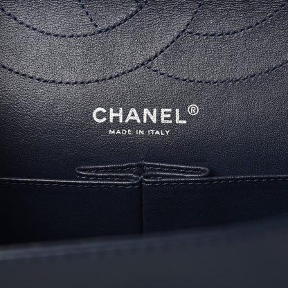 Chanel Patent Quilted 2.55 Reissue 227 Flap Dark Blue 6 of 9