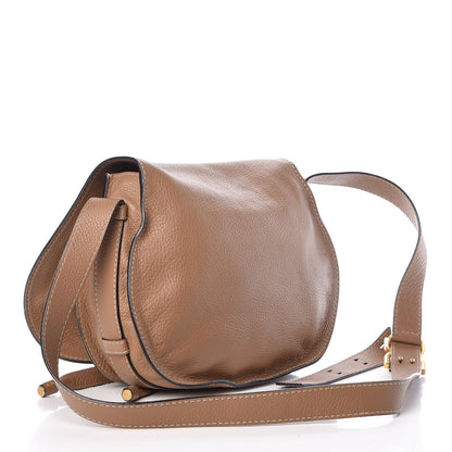 Chloe Calfskin Medium Marcie Round Crossbody Bag Nut 3 of 9