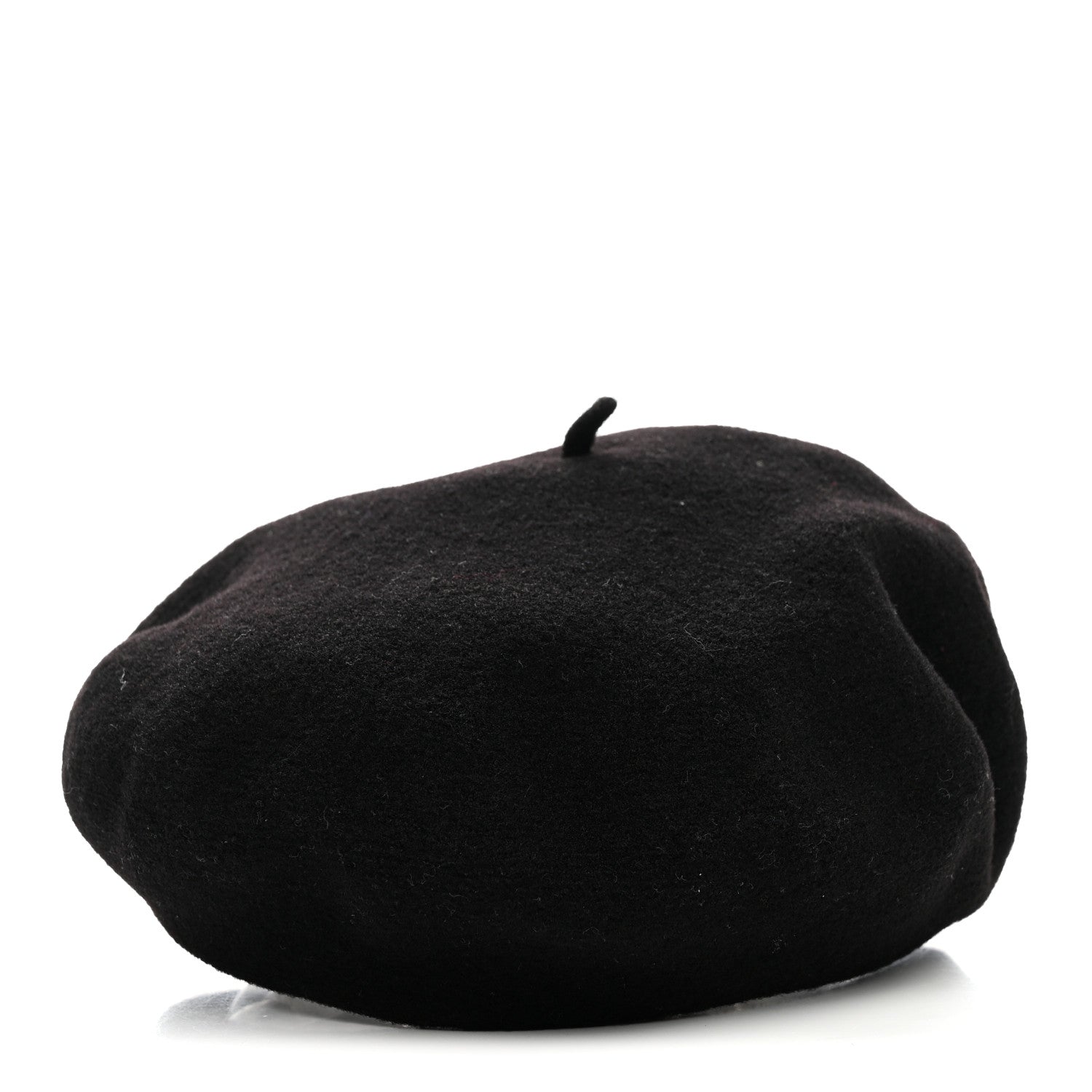Hermes Merino Wool Silk Brides de Gala En Desordre Bonnie Beret 58 Black 6 of 10