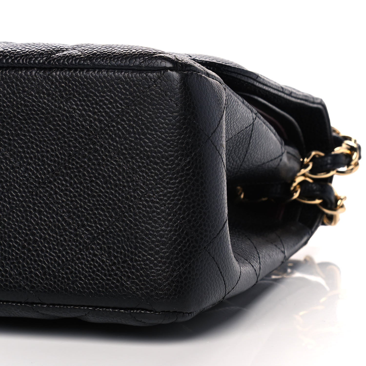 Chanel Caviar Quilted Jumbo Double Flap Black 11 of 11