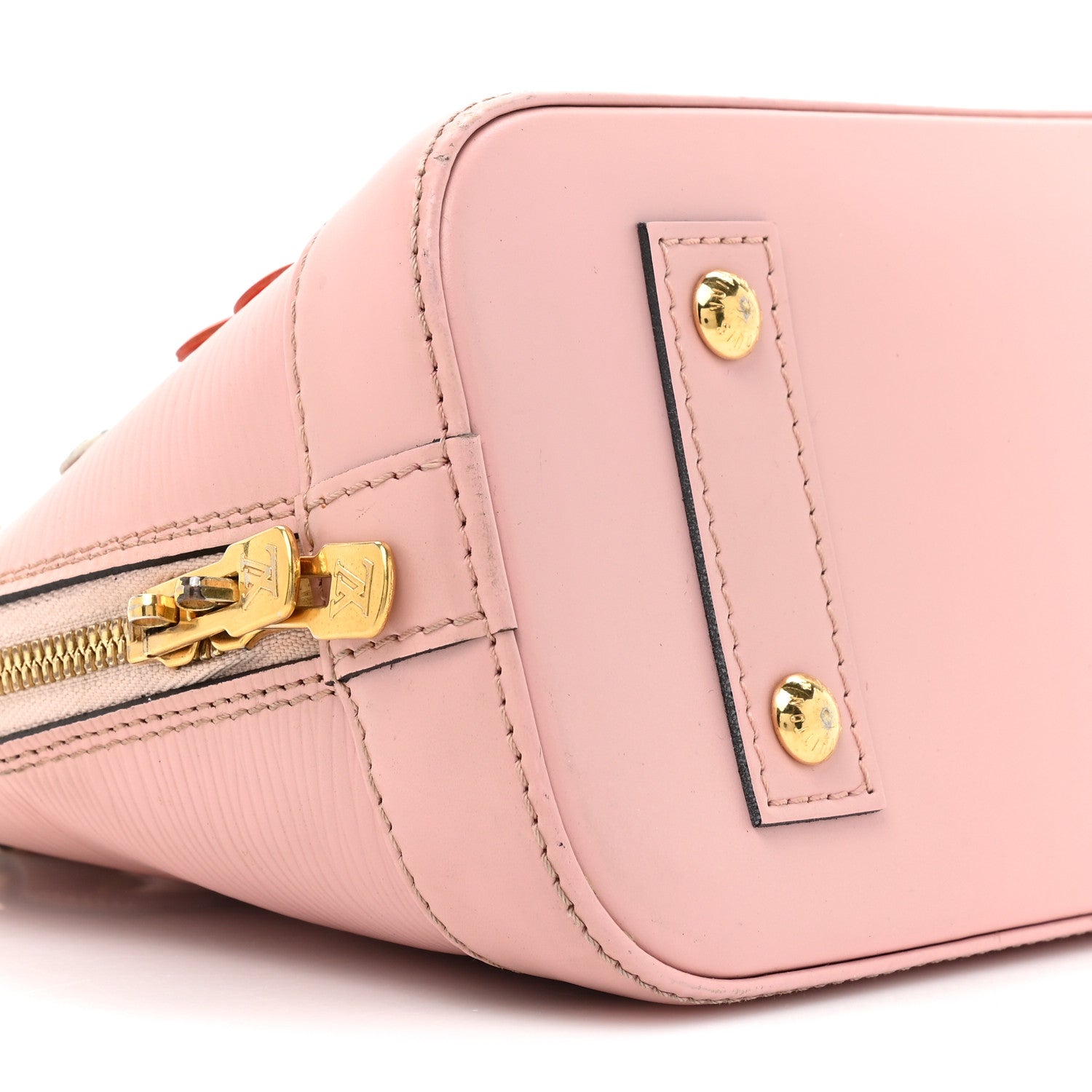 Louis Vuitton Epi Blooming Flowers Alma BB Rose Ballerine 8 of 19