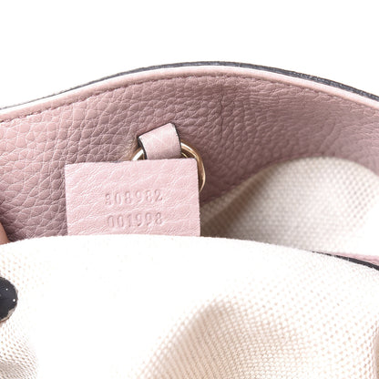 Gucci Pebbled Calfskin Medium Soho Chain Shoulder Bag Dark Cipria 10 of 12