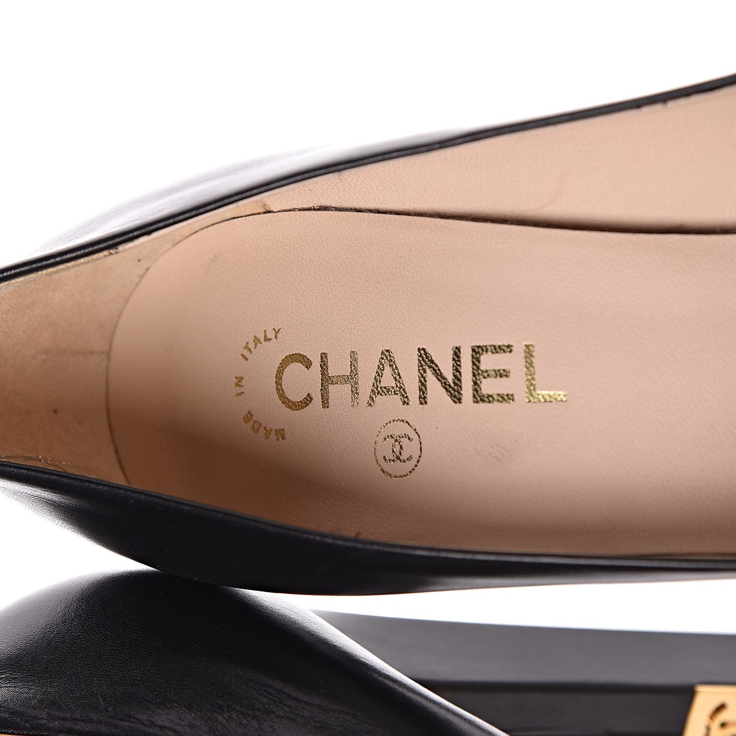 Lambskin Platform Cap Toe Pumps 42 Black