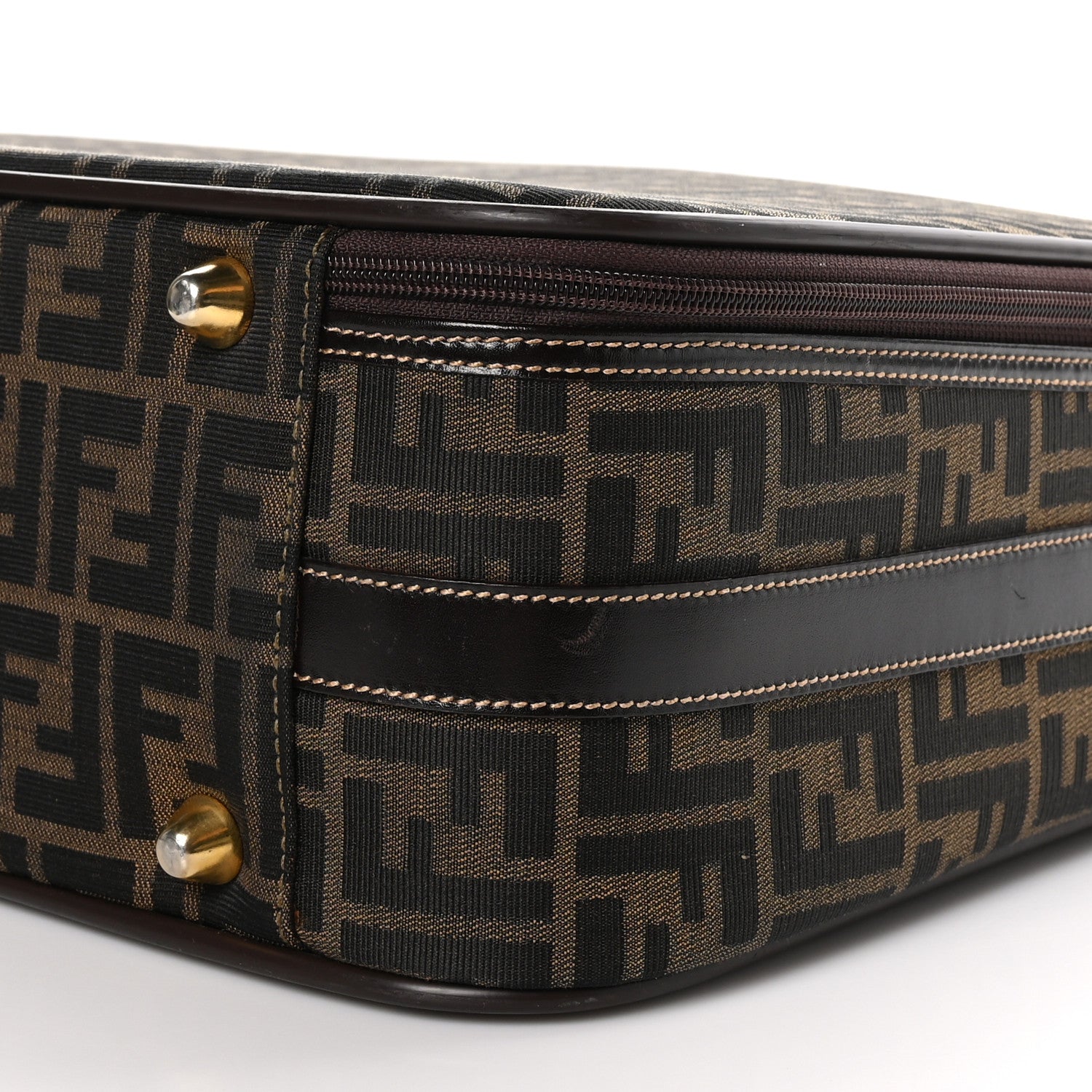Fendi Zucca Suitcase Tobacco 7 of 8