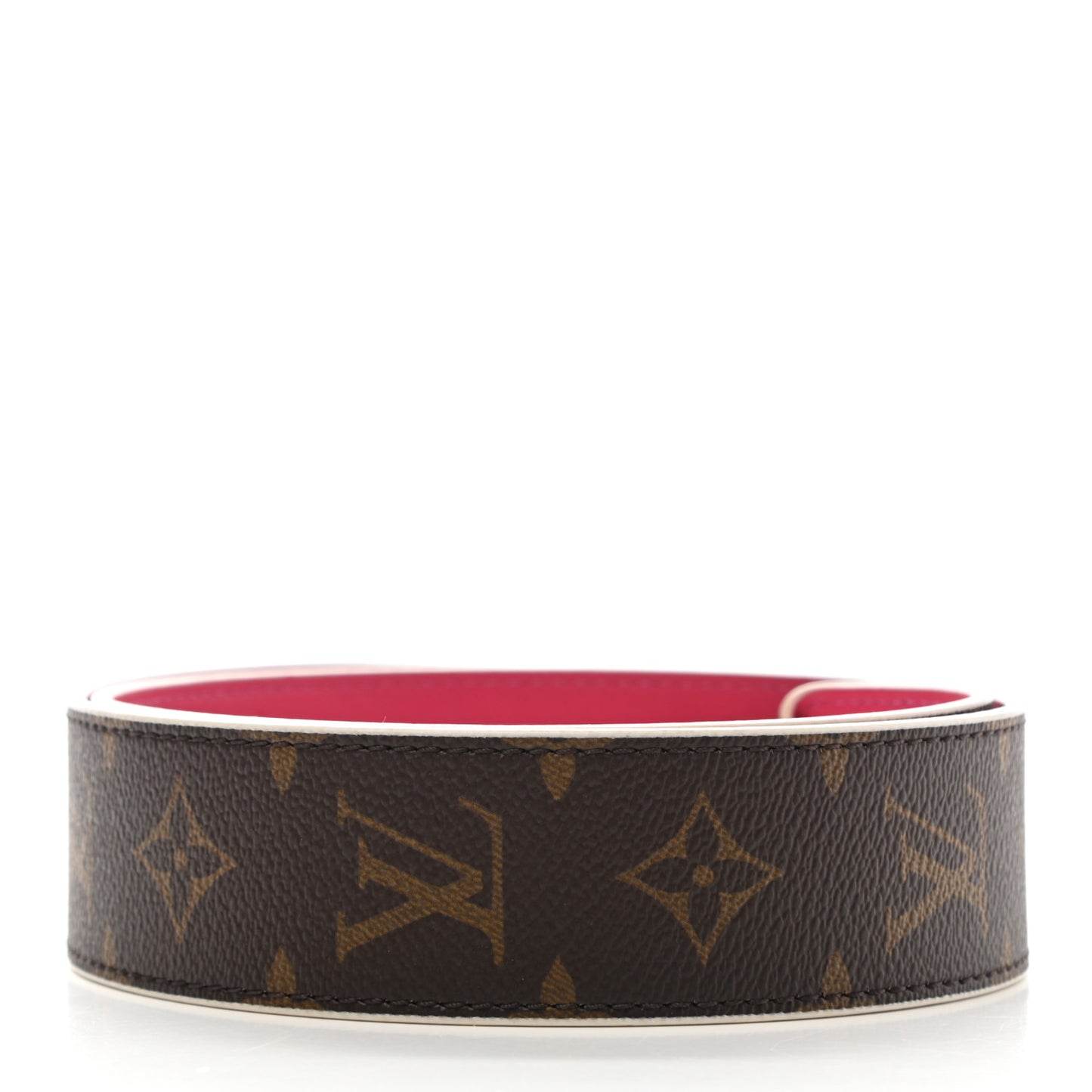 Monogram Bandouliere Shoulder Strap Hot Pink
