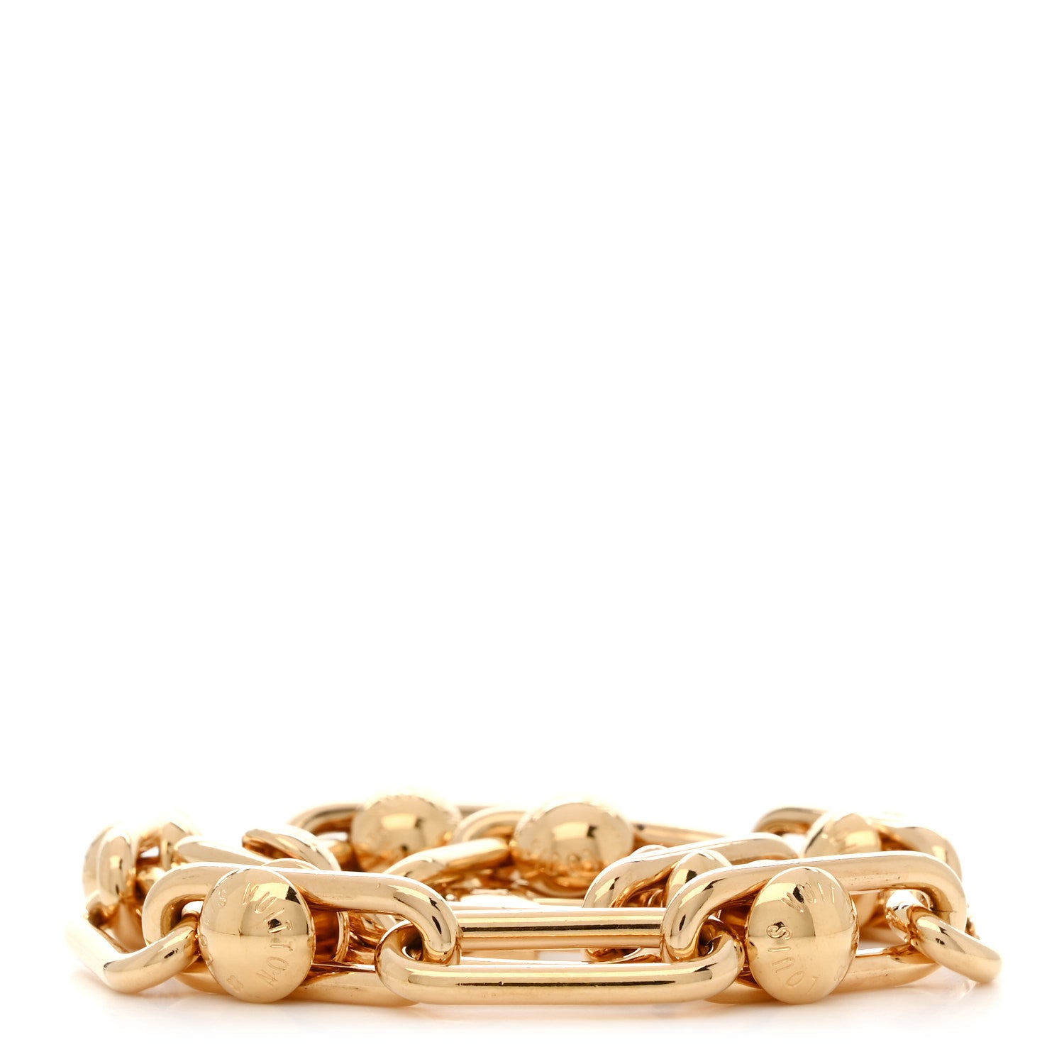 Louis Vuitton LV X TM Metal Pochette Accessories Chain Strap Gold 2 of 5