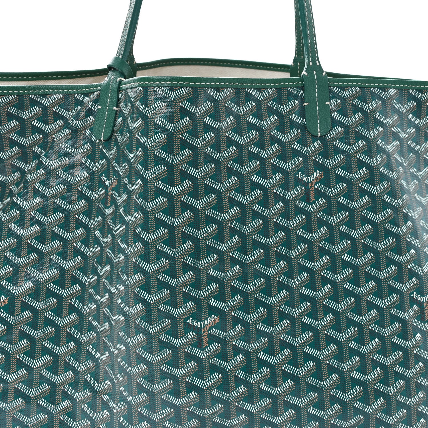 Goyard Goyardine Saint Louis GM Green 9 of 13