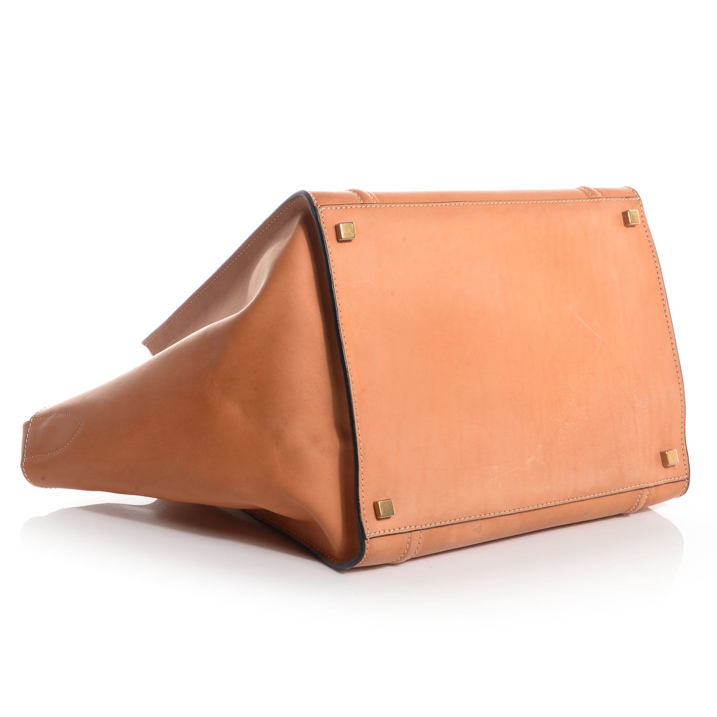 Natural Calfskin Medium Phantom Luggage Tan