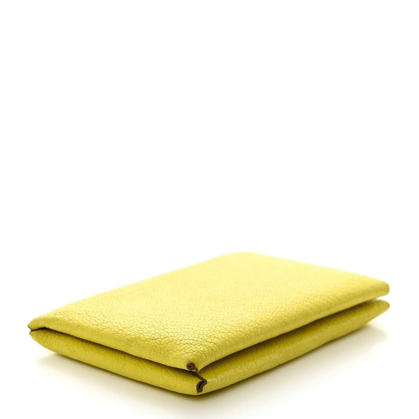 Chevre Mysore Calvi Card Case Lime