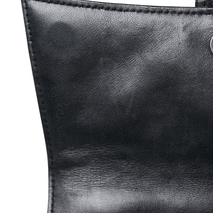 Balenciaga Grained Calfskin Small Hourglass Top Handle Bag Black 14 of 19