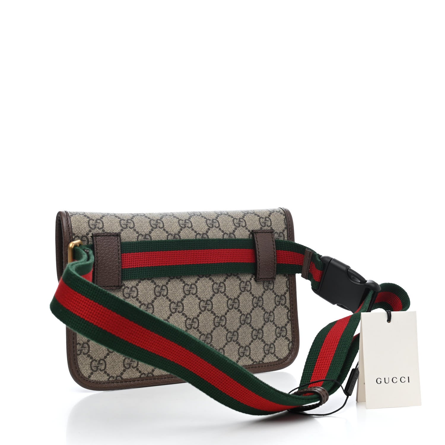 Gucci GG Supreme Monogram Neo Vintage Web Belt Bag Brown 2 of 4