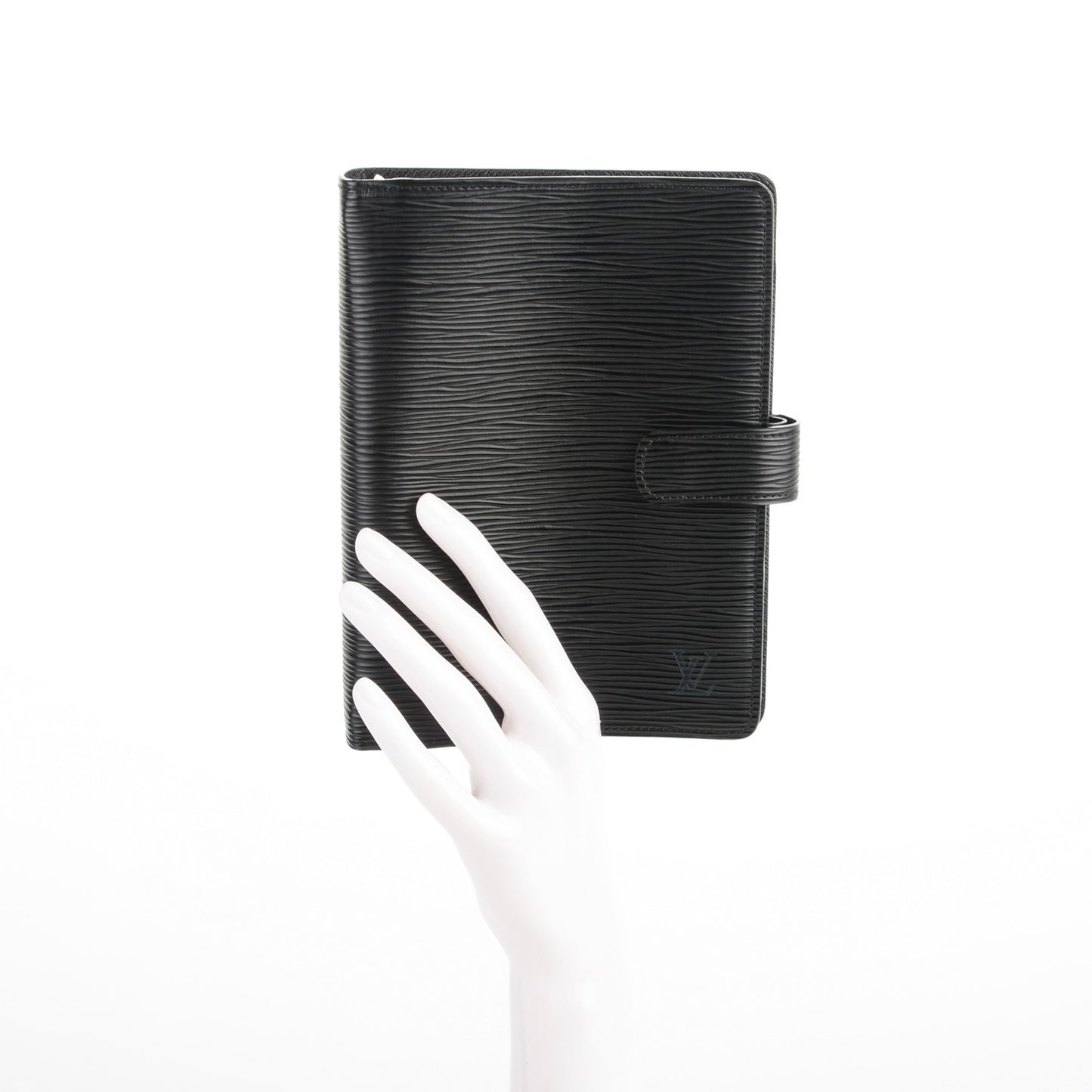 Epi Medium Ring Agenda Cover Black