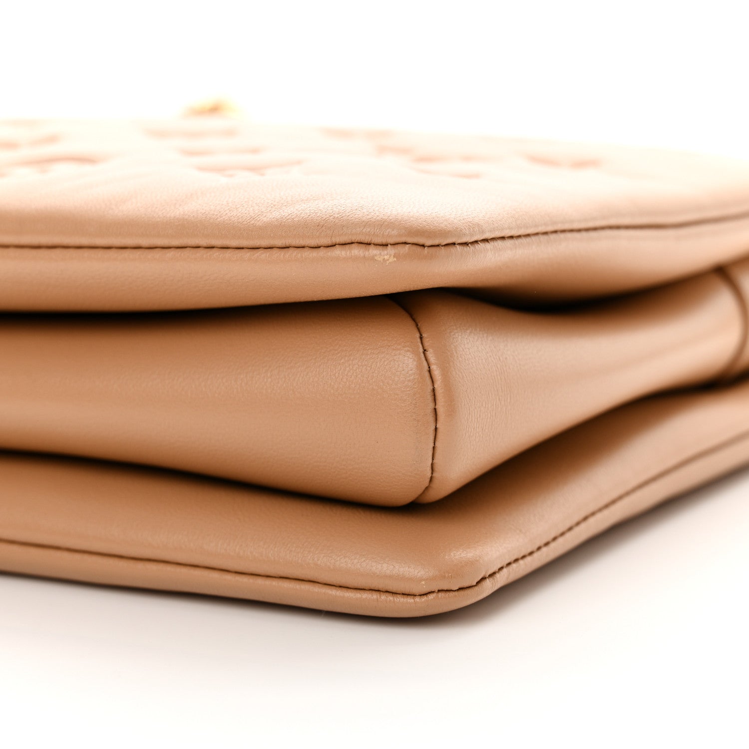 Louis Vuitton Lambskin Embossed Monogram Coussin PM Camel 10 of 10