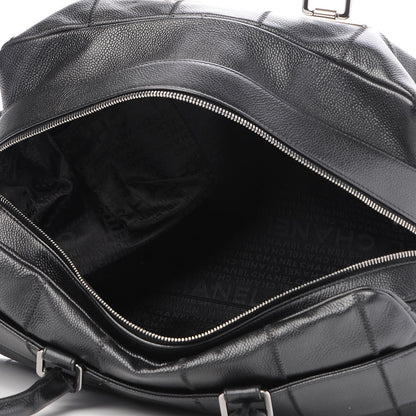 Chanel Caviar Square Stitched Large Satchel Black 6 of 8