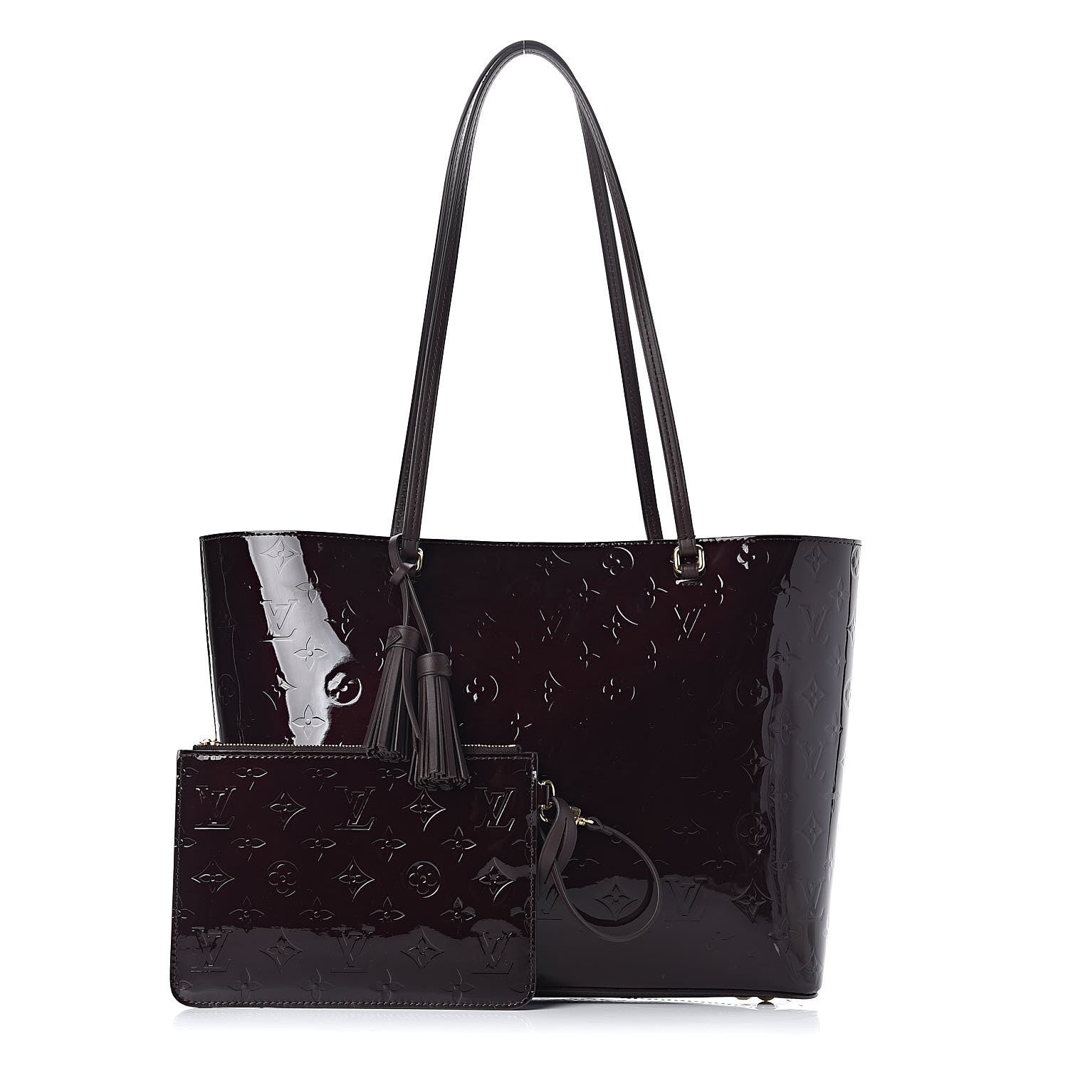 Louis Vuitton Vernis Long Beach MM Amarante 1 of 10