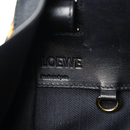 Loewe Calfskin Pony Hair Small Hammock Shoulder Bag Black 6 of 12