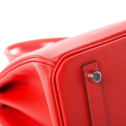 Hermes Epsom Birkin 30 Rouge De Coeur 30 of 38