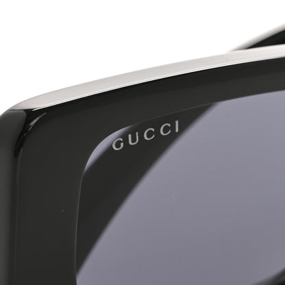 Gucci Acetate Chaise Rectangle Frame Sunglasses GG1325S Black 8 of 8