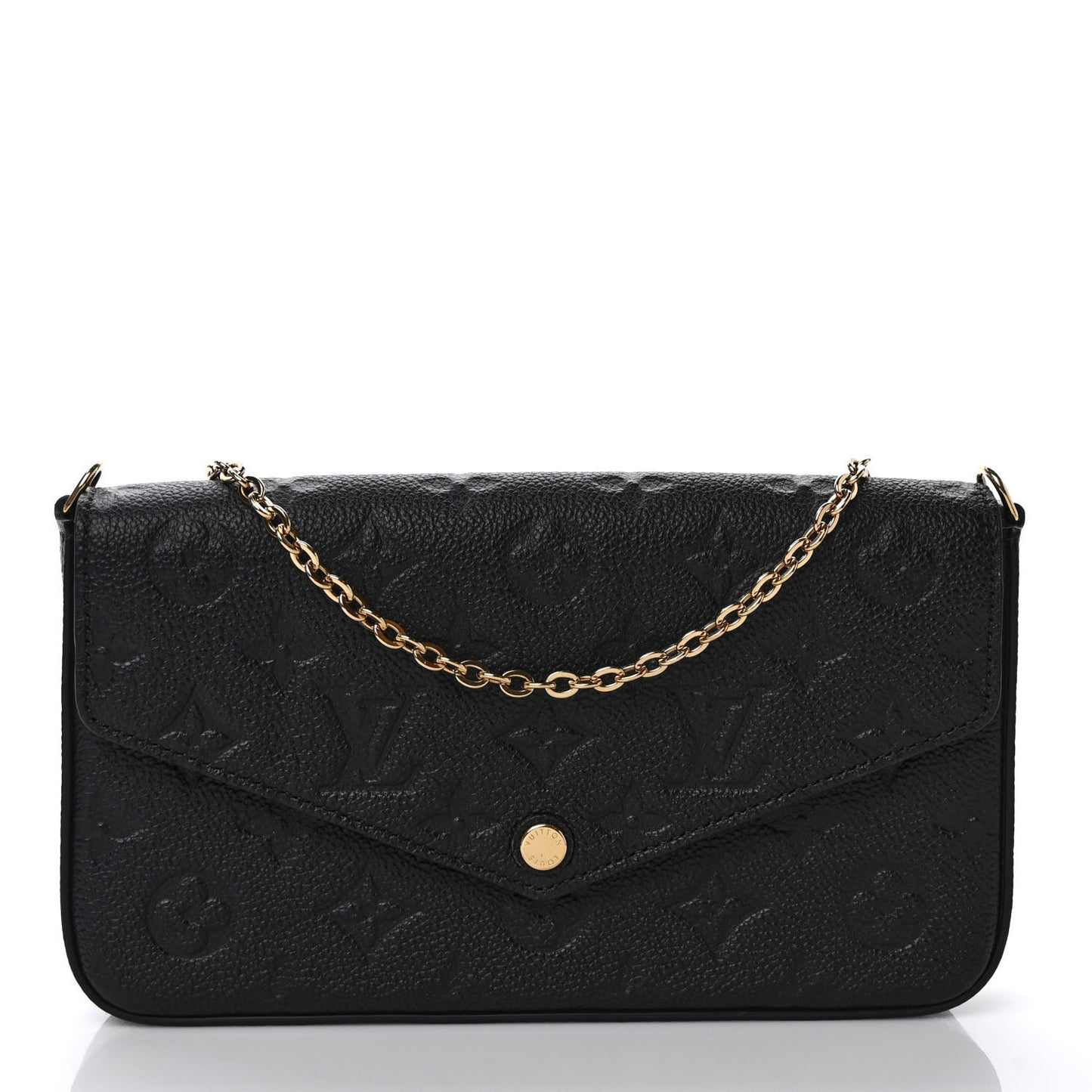Empreinte Pochette Felicie Chain Wallet Black