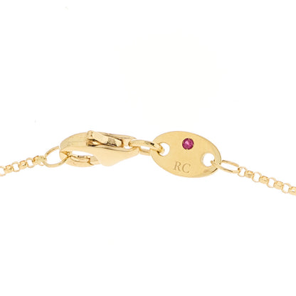 Roberto Coin 18K Yellow Gold Small Princess Flower Pendant Necklace 5 of 6