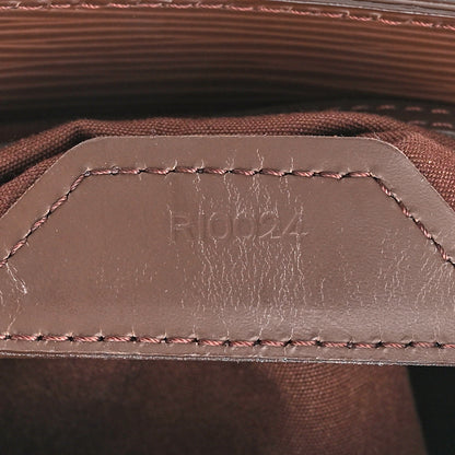 Louis Vuitton Epi Sac Plat PM Moka 7 of 16