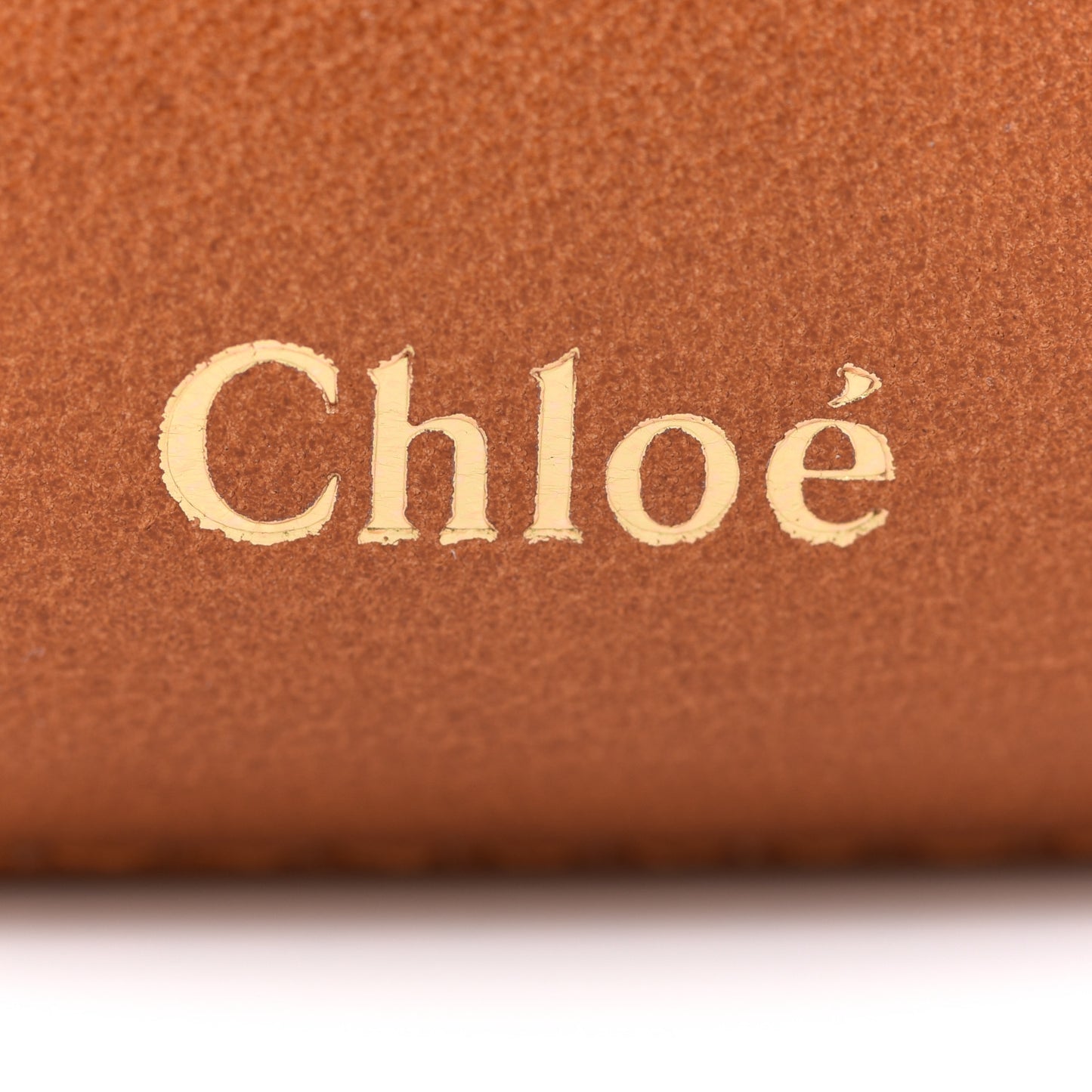 Small Grain Calfskin Kiss Bag Brown