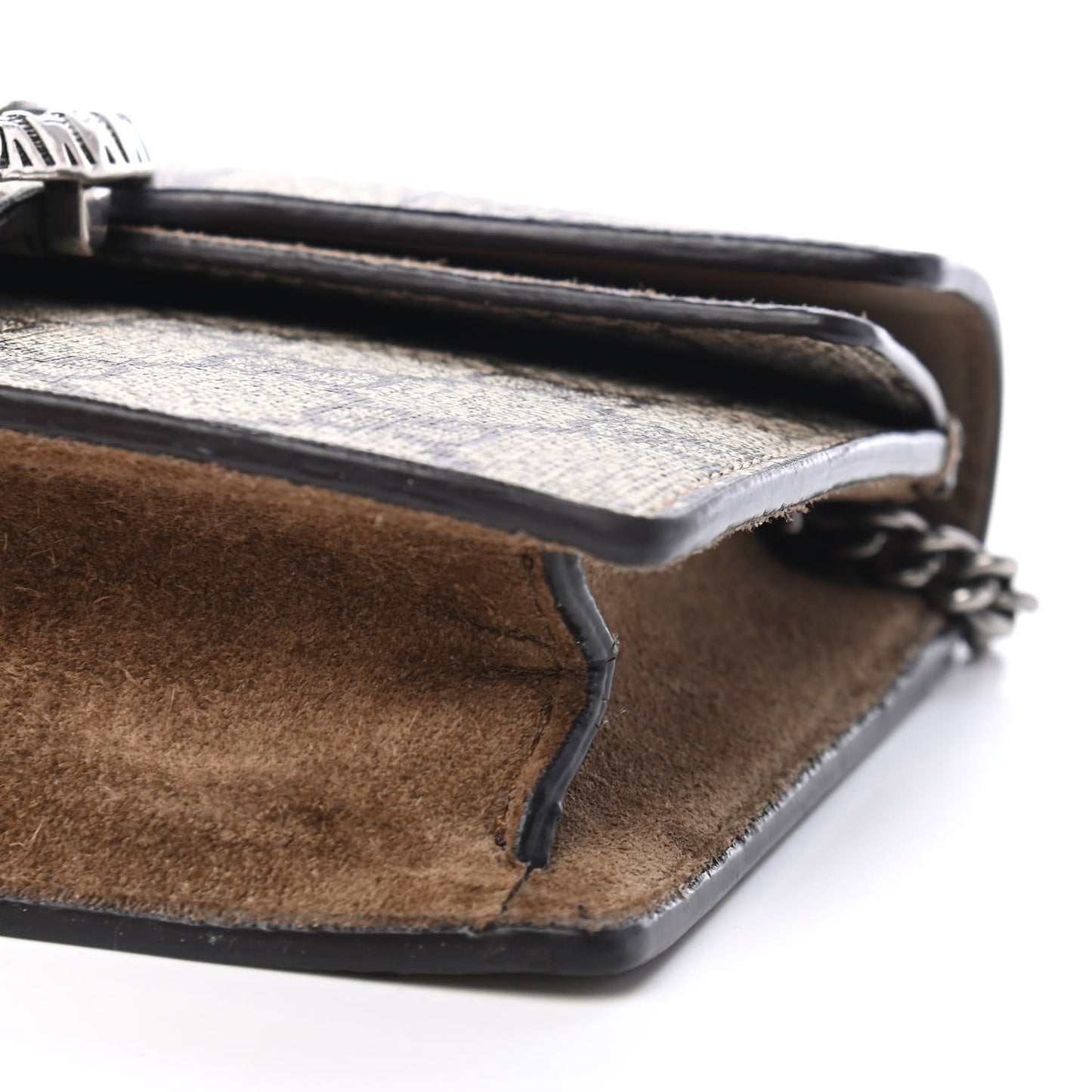 GG Supreme Monogram Super Mini Dionysus Shoulder Bag Taupe