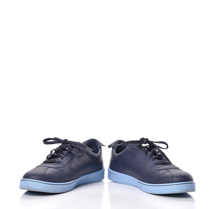 Chanel Calfskin Mens Sneakers 46 Navy 6 of 14