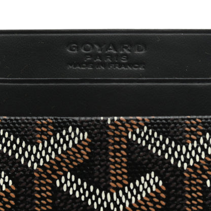 Goyard Goyardine Saint Sulpice Card Holder Black 6 of 6