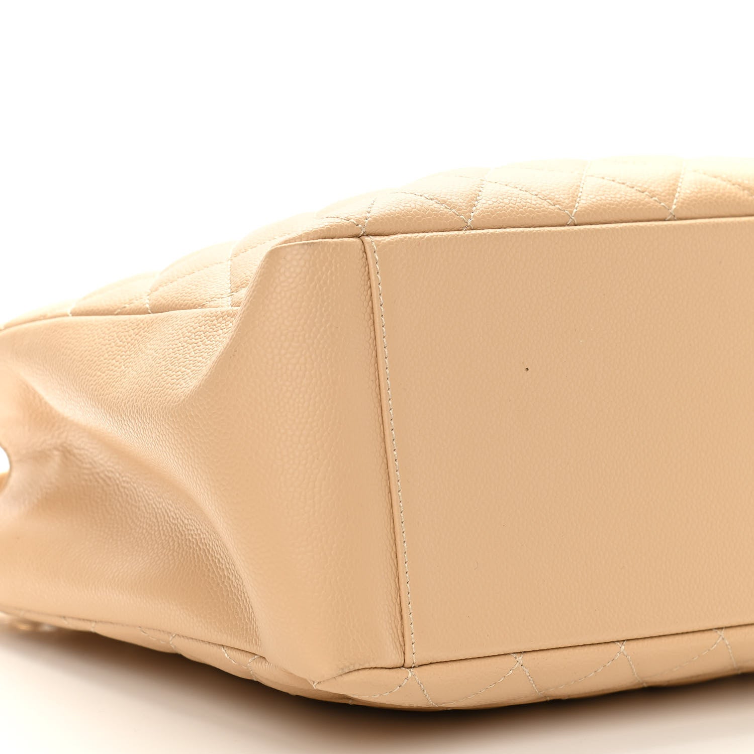 Chanel Caviar Quilted Grand Shopping Tote GST Beige Clair 10 of 11