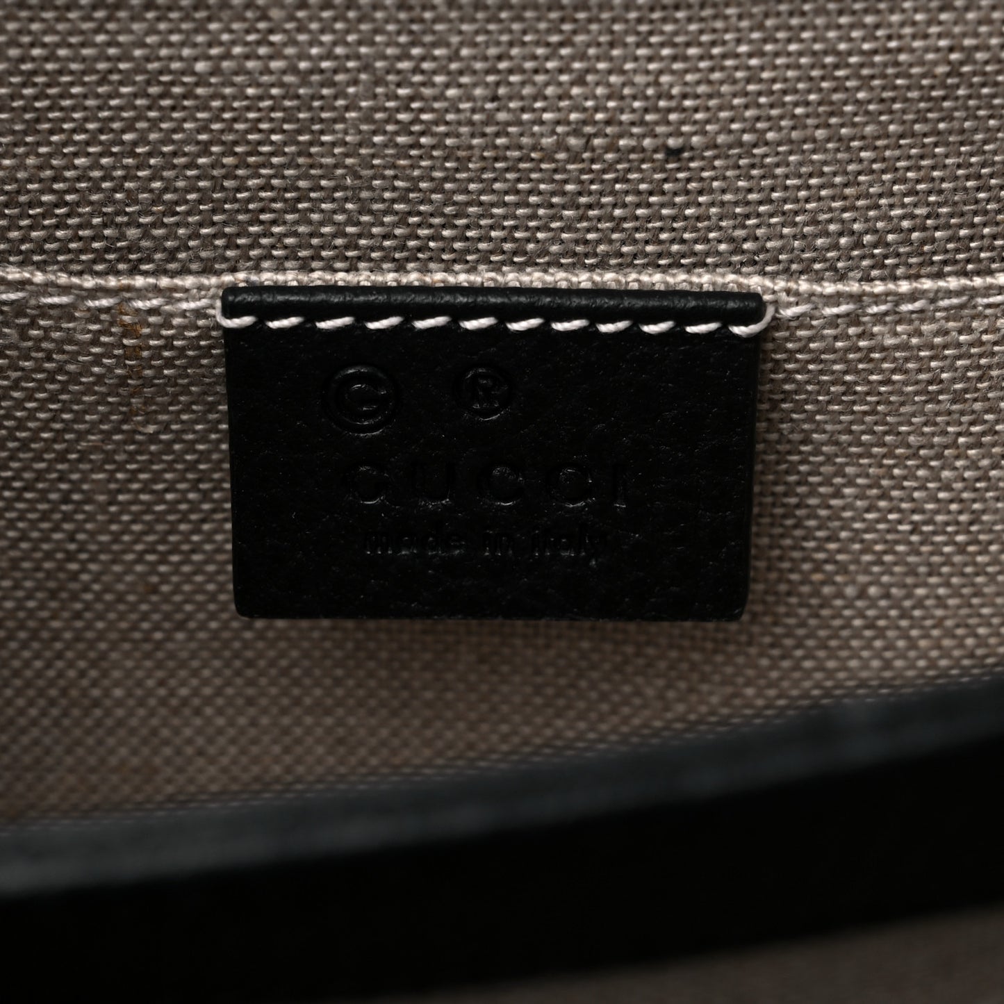 Dollar Calfskin Small Interlocking G Shoulder Bag Black