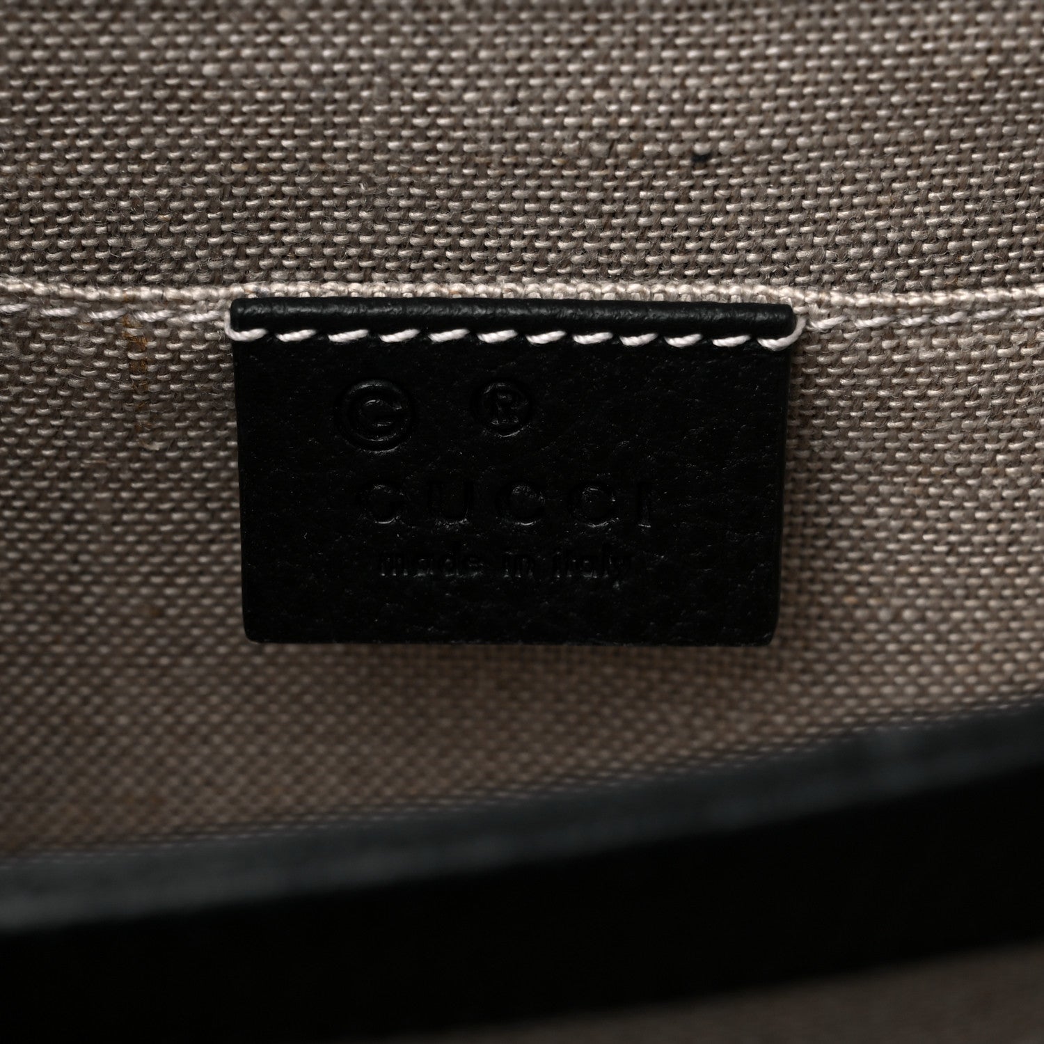 Gucci Dollar Calfskin Small Interlocking G Shoulder Bag Black 6 of 10