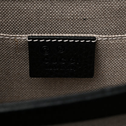 Gucci Dollar Calfskin Small Interlocking G Shoulder Bag Black 6 of 10