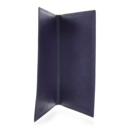 Prada Saffiano Checkbook Cover Purple 4 of 6