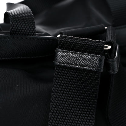 Prada Tessuto Nylon Saffiano Medium Backpack Black 21 of 24