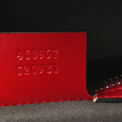 Gucci Guccissima Signature Small Day Backpack Hibiscus Red 7 of 10