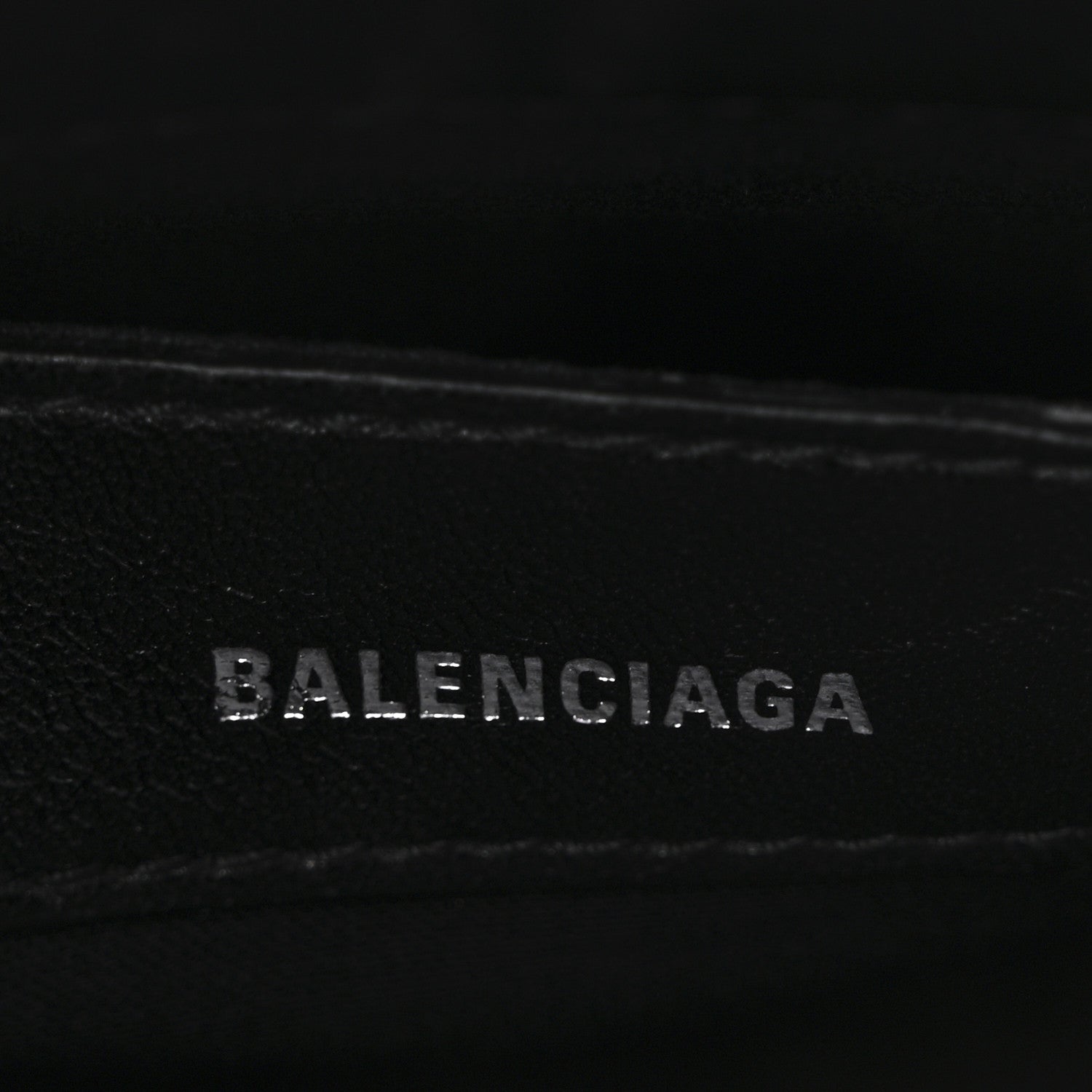 Balenciaga Shiny Calfskin Logo Crocodile Embossed XXS Ville Top Handle Bag Lilac White 6 of 9