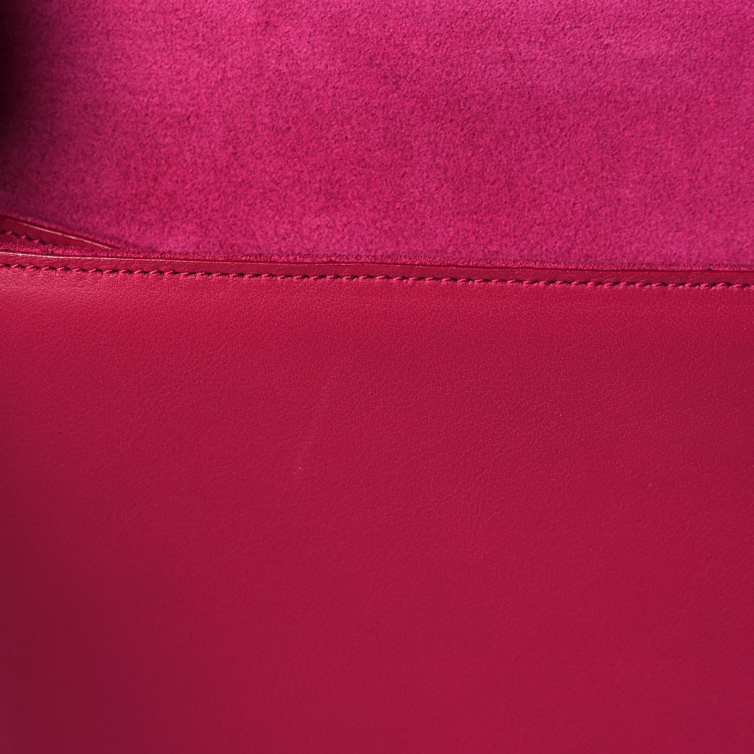 Saint Laurent Calfskin Classic Y Ligne Clutch Fuchsia 15 of 20