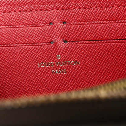 Louis Vuitton Damier Ebene Clemence Wallet Cherry 6 of 6