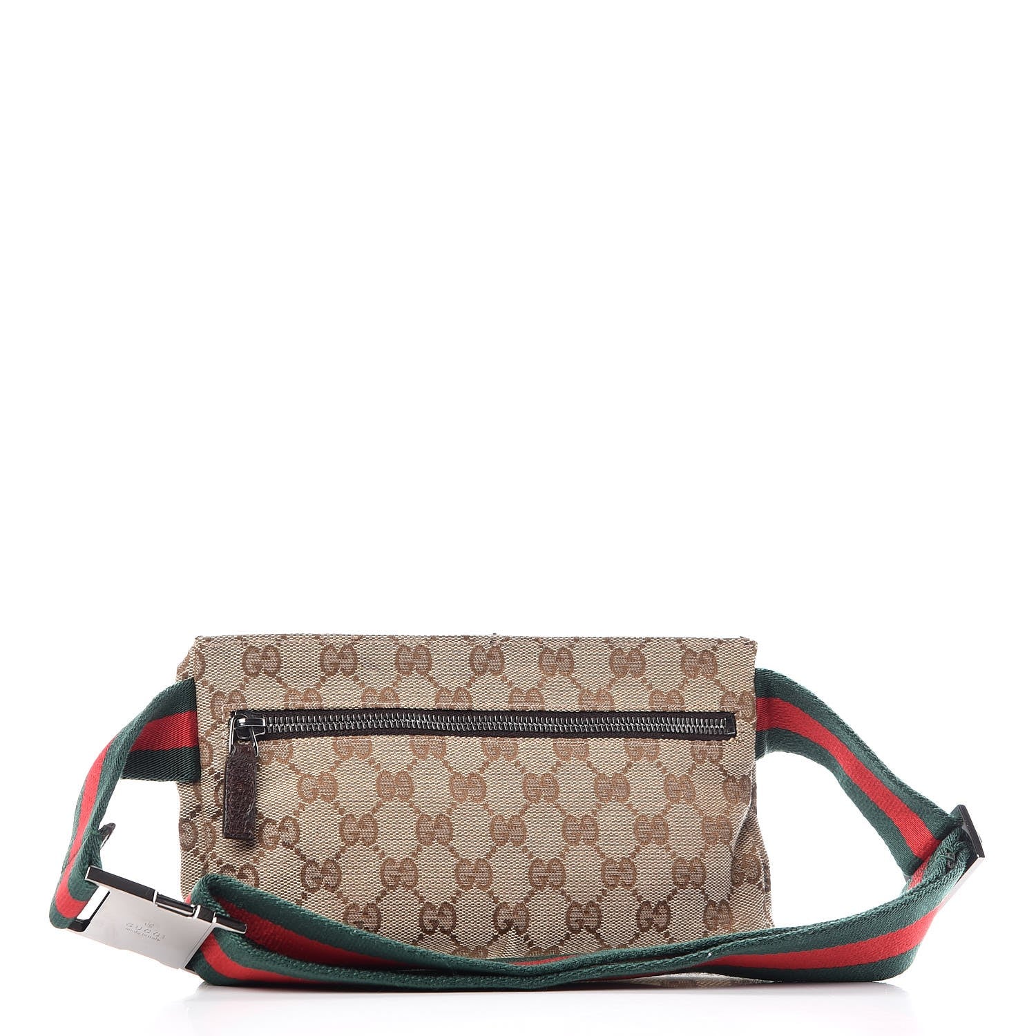 Gucci Monogram Web Belt Bag Dark Brown 3 of 8