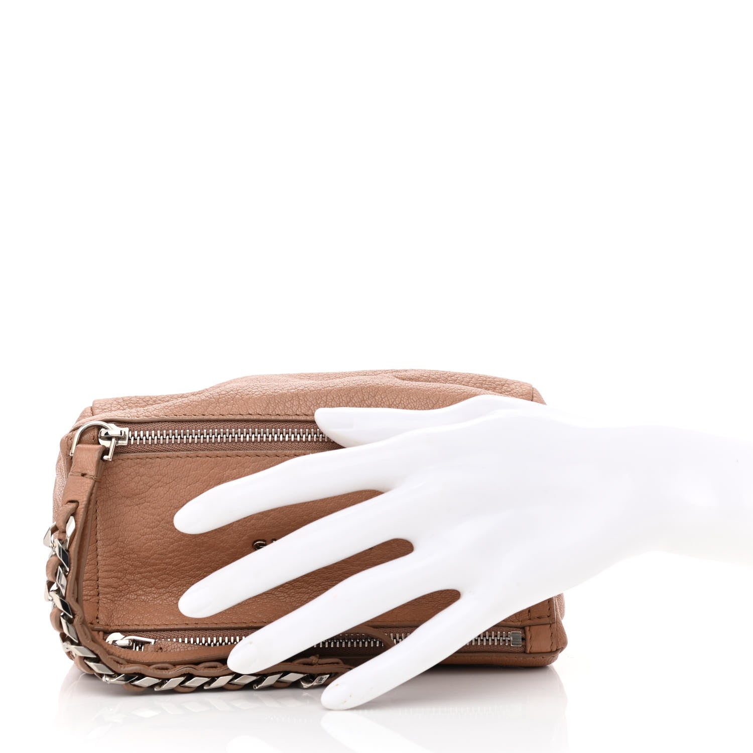 Givenchy Sugar Goatskin Pandora Wristlet Beige 2 of 12